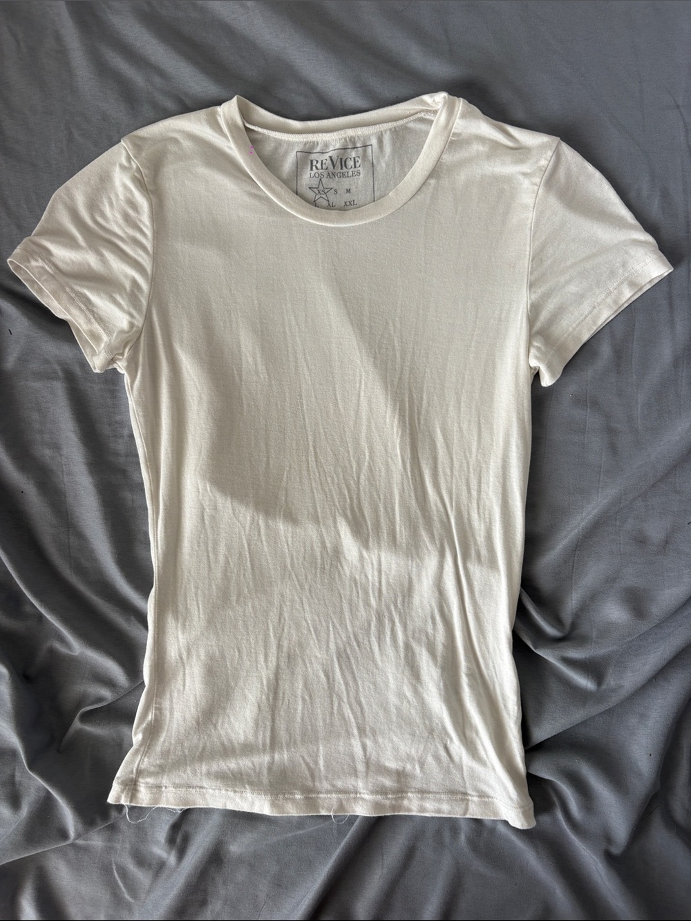 Revice Classic Crew Neck T-Shirt in White